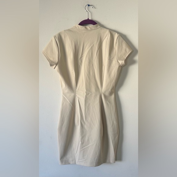 Zara Cream Button-Up Mini Dress - Picture 3 of 3